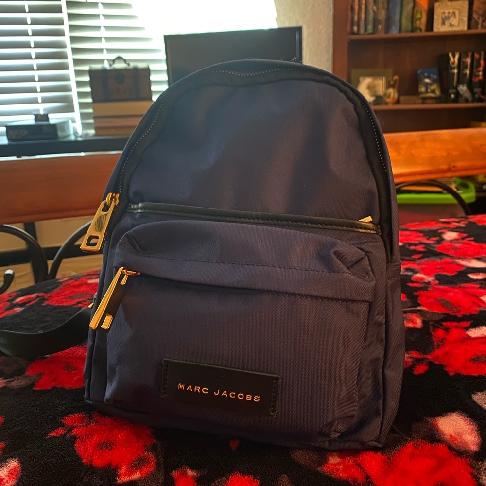 Navy Marc Jacobs backpack